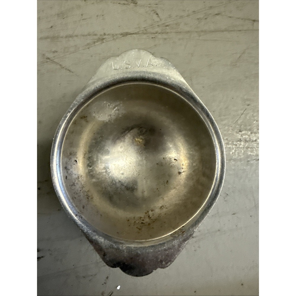 LEGION UTENSILS~ Vintage - USVA - Quality Stainless Steel SUGAR BOWL NO LID~ USA - Picture 2 of 5